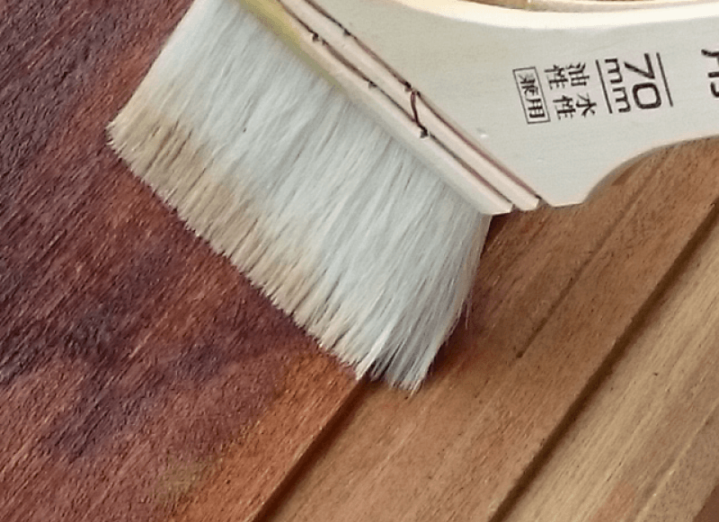木染み抜き作業